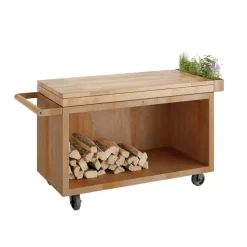 Ofyr Mise en Place Table Corten 135 PRO Teak Hout