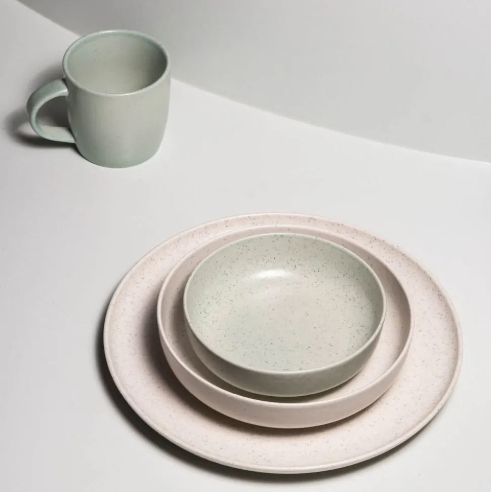 Ona Dot Plat bord 27,5cm vanille