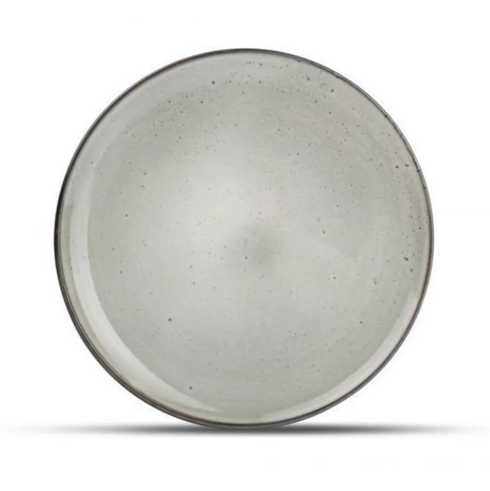 Ona Freckles Plat bord 19,5cm groen