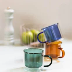 Ona Liv Beker 27cl dubbelwandig - set/2 groen