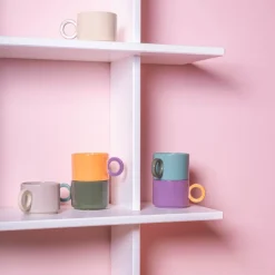 Ona Lou Beker 28cl groen/blauw