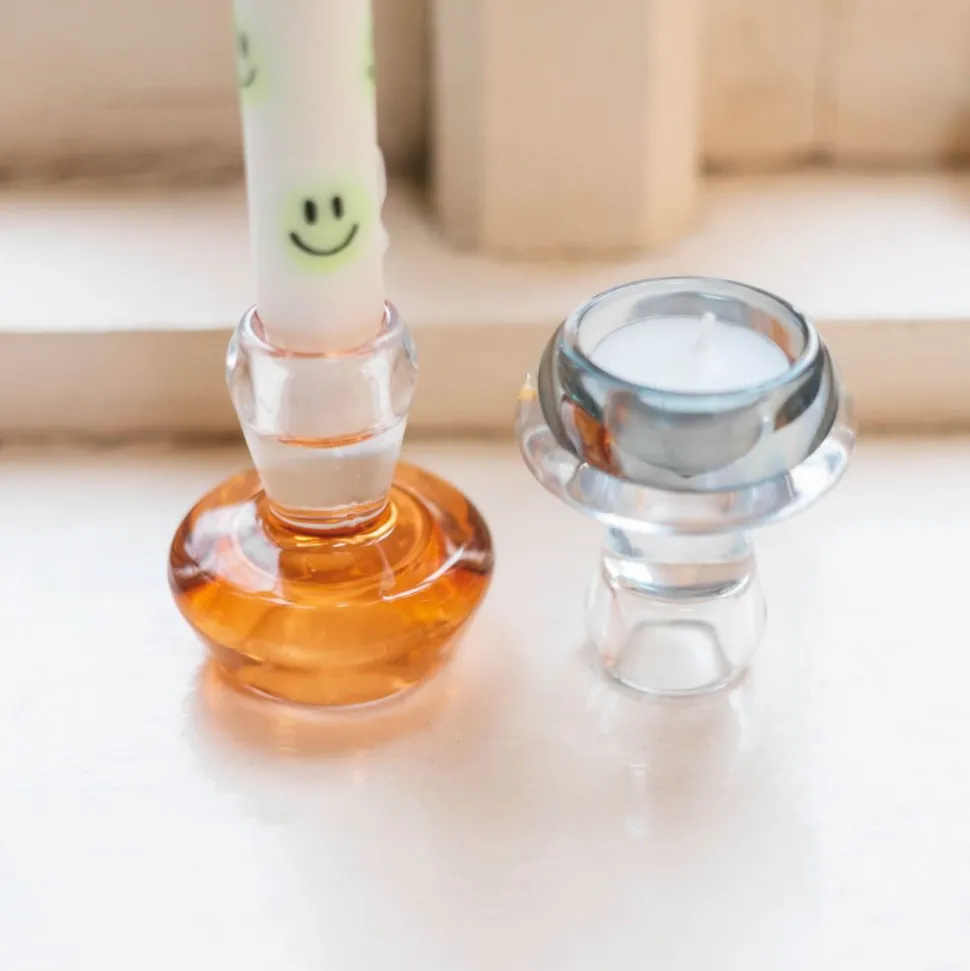 Ona Mood Kandelaar H7,5cm - set/2 tangerine