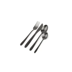 Ona Slim Bestekset 24-delig mat zwart