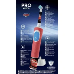 Oral-B Kids - Cars - Elektrische Tandenborstel - Voor Kinderen Vanaf 3 Jaar