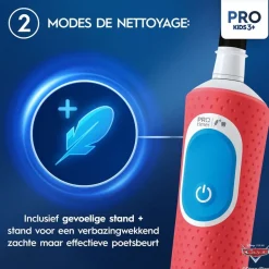Oral-B Kids - Cars - Elektrische Tandenborstel - Voor Kinderen Vanaf 3 Jaar