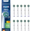 Oral-B PRO Cross Action Opzetborstels Wit | 10 stuks