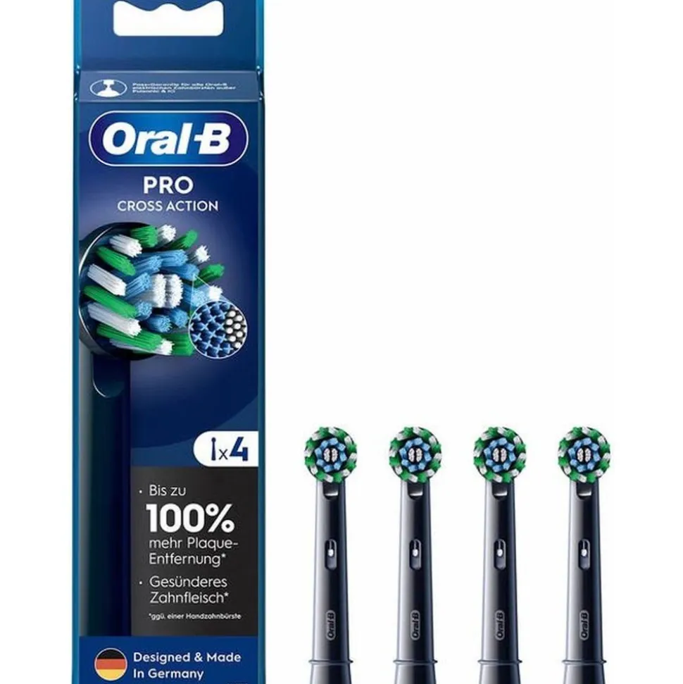 Oral-B tandenborstels Pro CrossAction zwart 4st.