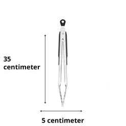 Oxo serveertang met slot 30cm