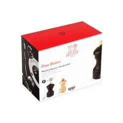 Peugeot Bistro Peper-en Zoutmolen 10cm chocolade/naturel