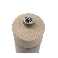 Peugeot Boreal Manuele zoutmolen van hout 12cm kiezelgrijs