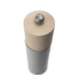 Peugeot Boreal Manuele zoutmolen in hout, 21cm, Kiezelgrijs