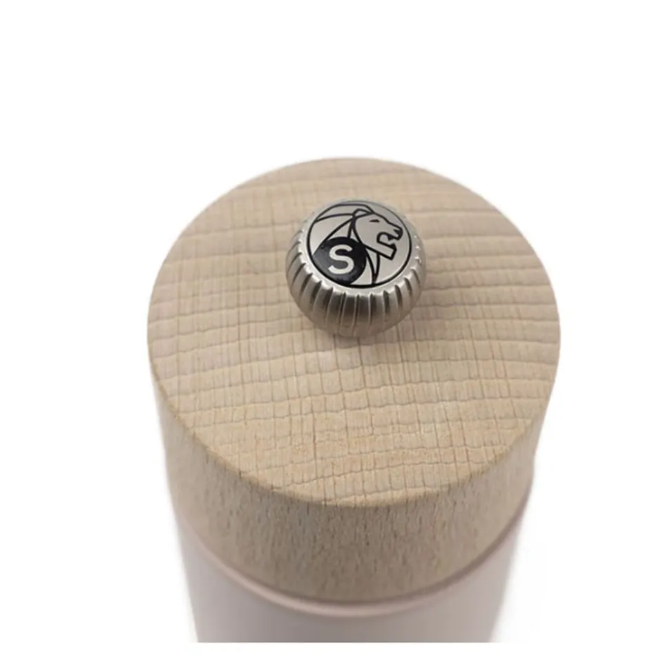 Peugeot Boreal Manuele zoutmolen van hout 12cm bloembladroze