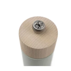 Peugeot Boreal Manuele zoutmolen van hout 12cm saliegroen