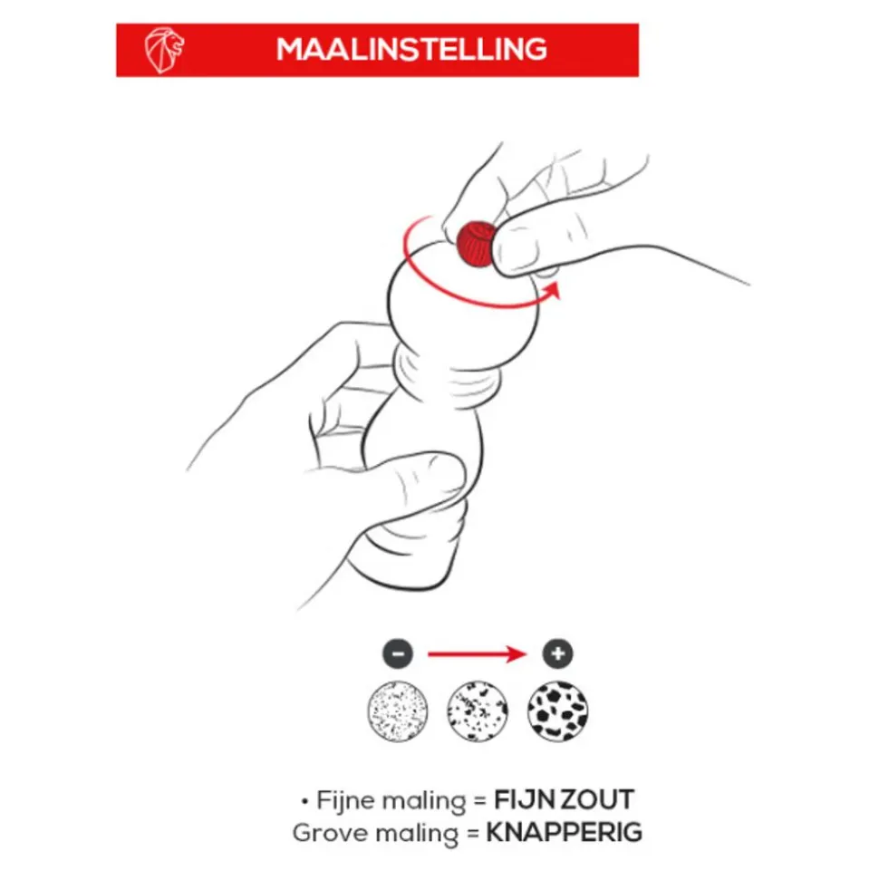 Peugeot Boreal Manuele zoutmolen van hout 12cm saliegroen