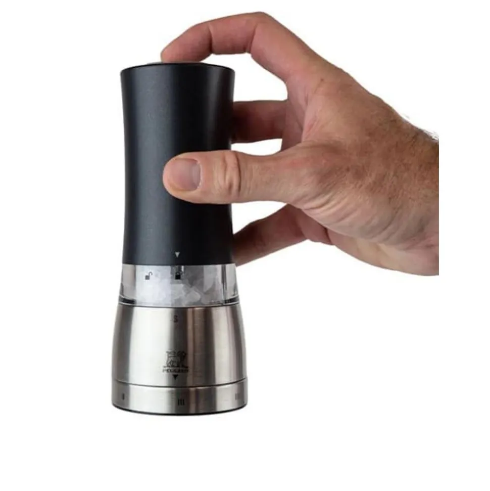 Peugeot Daman u'Select Zirlion Elektrische zoutmolen 16cm iriserend zwart