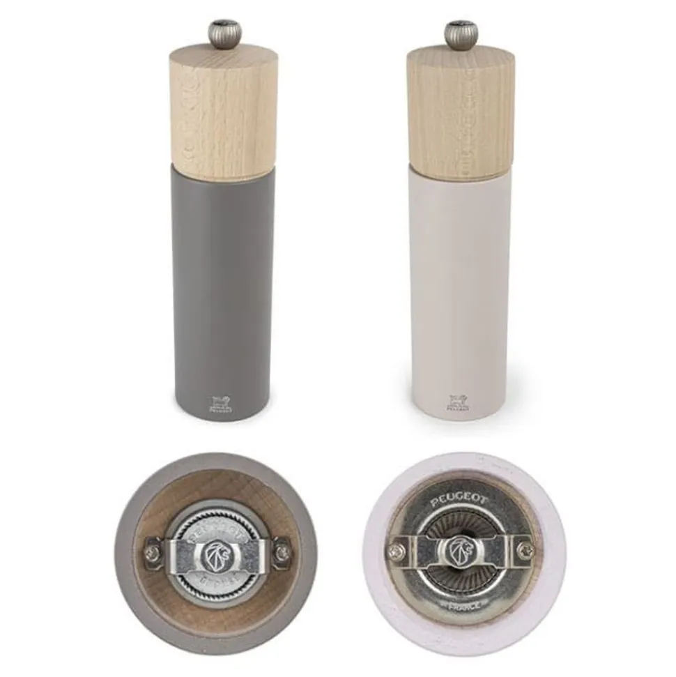 Peugeot Duo Boreal Geschenkverpakking - Duo zout- en pepermolens 21 cm met siliconen trechter