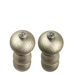 Peugeot Golden Paris Peper- & Zoutmolenset, goudkleurige afwerking, 18 cm. Gratis siliconen trechter