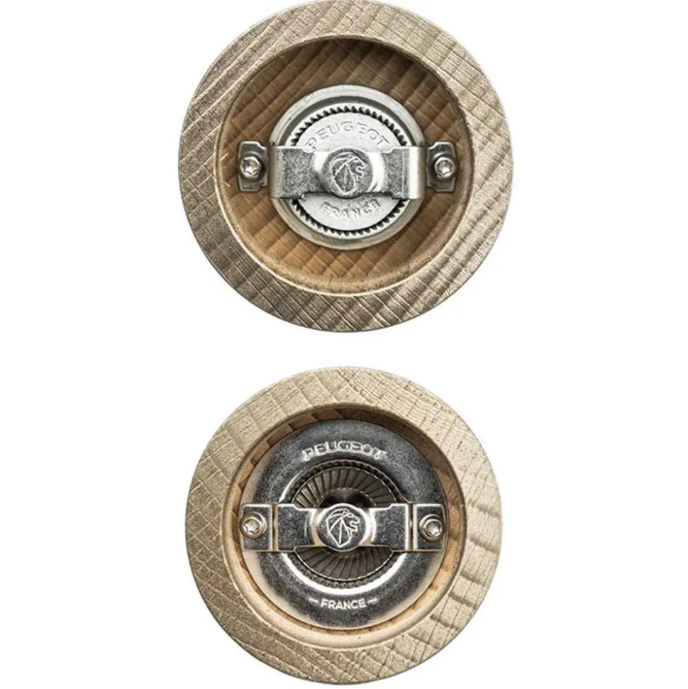 Peugeot Golden Paris Peper- & Zoutmolenset, goudkleurige afwerking, 18 cm. Gratis siliconen trechter