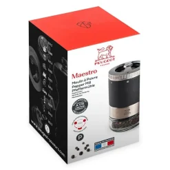 Peugeot Maestro Houten manuele pepermolen u'select met verwisselbaar reservoir, 11cm