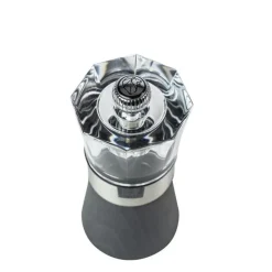 Peugeot Oslo Manuele pepermolen uit hout, inox en acryl, grafiet, 12 cm