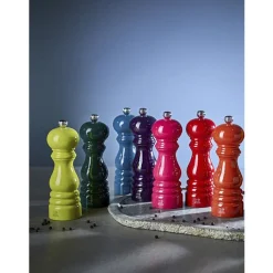 Peugeot Paris u'Select Manuele pepermolen uit gelakt hout, Saffraangeel, 18 cm