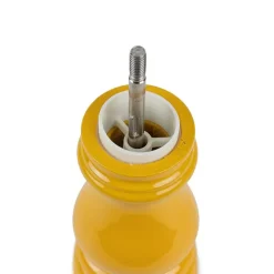 Peugeot Paris u'Select Manuele zoutmolen u'Select in gelakt hout, saffraangeel, 18 cm