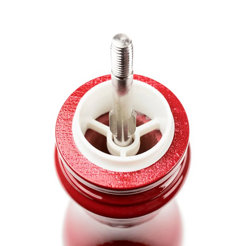 Peugeot Paris u'Select Manuele zoutmolen uit gelakt hout passierood 12cm