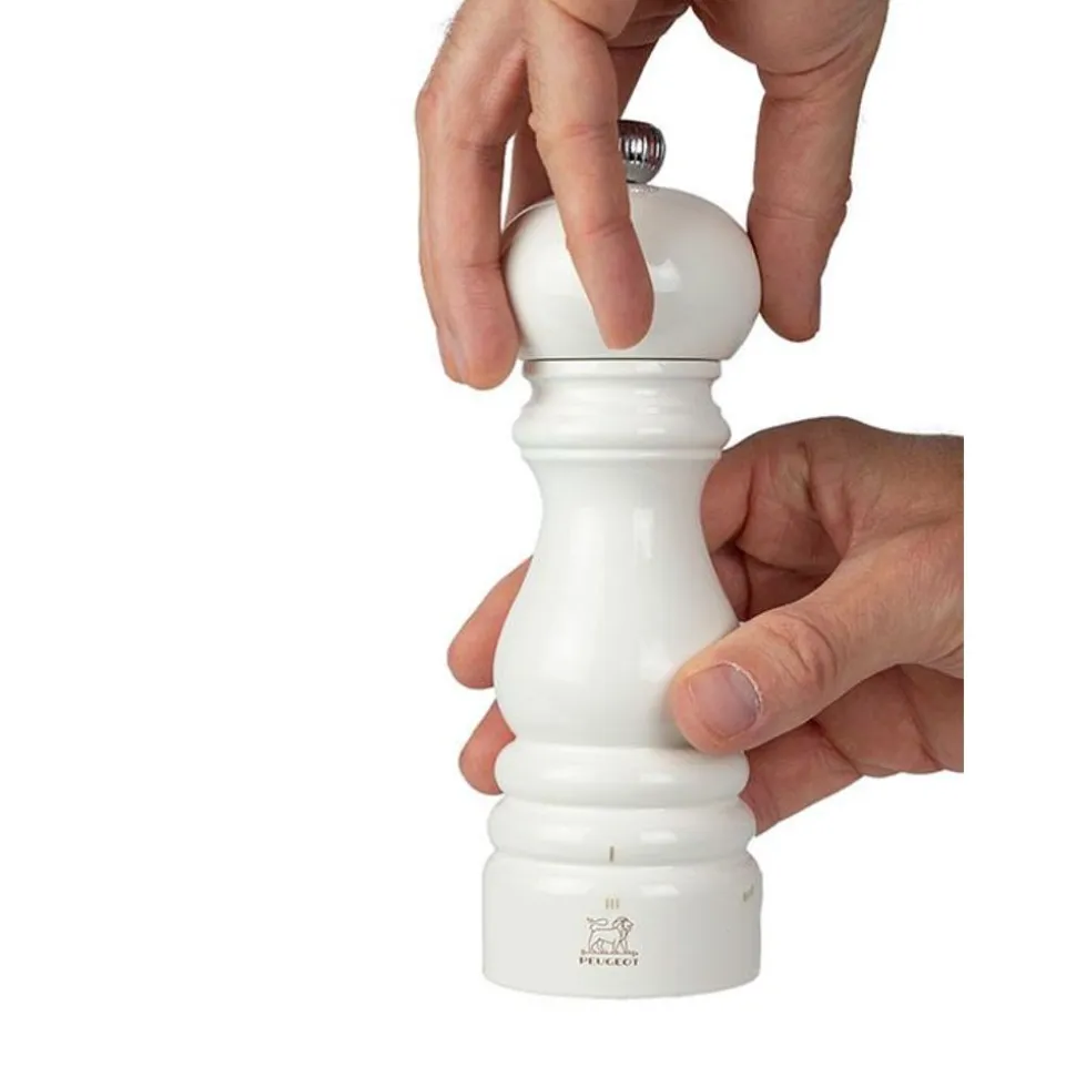 Peugeot Paris u'Select Manuele zoutmolen u'Select in gelakt hout, ivoor, 18 cm