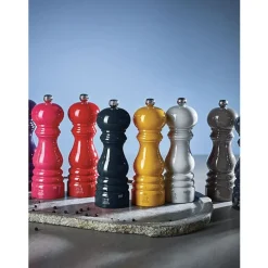 Peugeot Paris u'Select Zirlion Manuele zoutmolen in gelakt hout 18cm parelgrijs