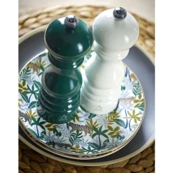 Peugeot Paris u'Select Zirlion Manuele zoutmolen in gelakt hout 18cm bosgroen