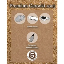 Peugeot Sel Fumé Premium gerookt zout 150g (3X50g)