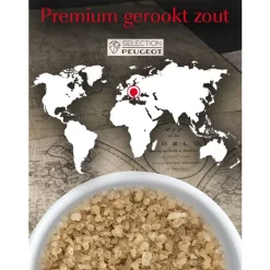 Peugeot Sel Fumé Premium gerookt zout 150g (3X50g)