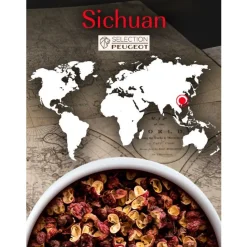 Peugeot Sichuan Rode peper uit China, 40 g - 4 vershoudzakjes van 10 g