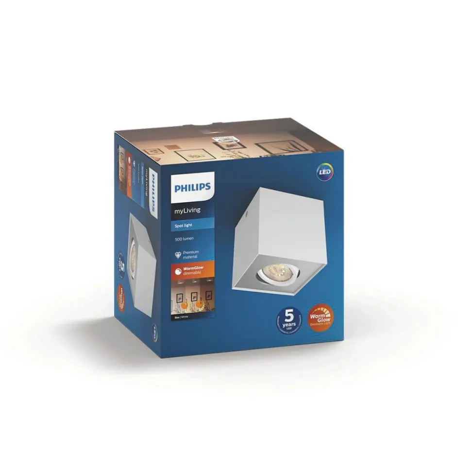 Philips Lighting BOX single spot white 1x4.5W SELV