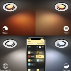 Philips Lighting Hue White & Color Ambiance Centura Inbouwspot Rond (1-pack) Wit