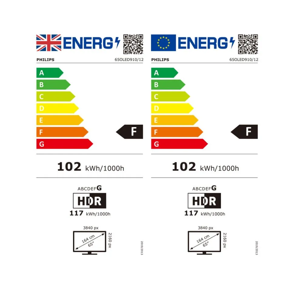Philips 65OLED910/12 OLED+ 4K Ambilight TV 65inch