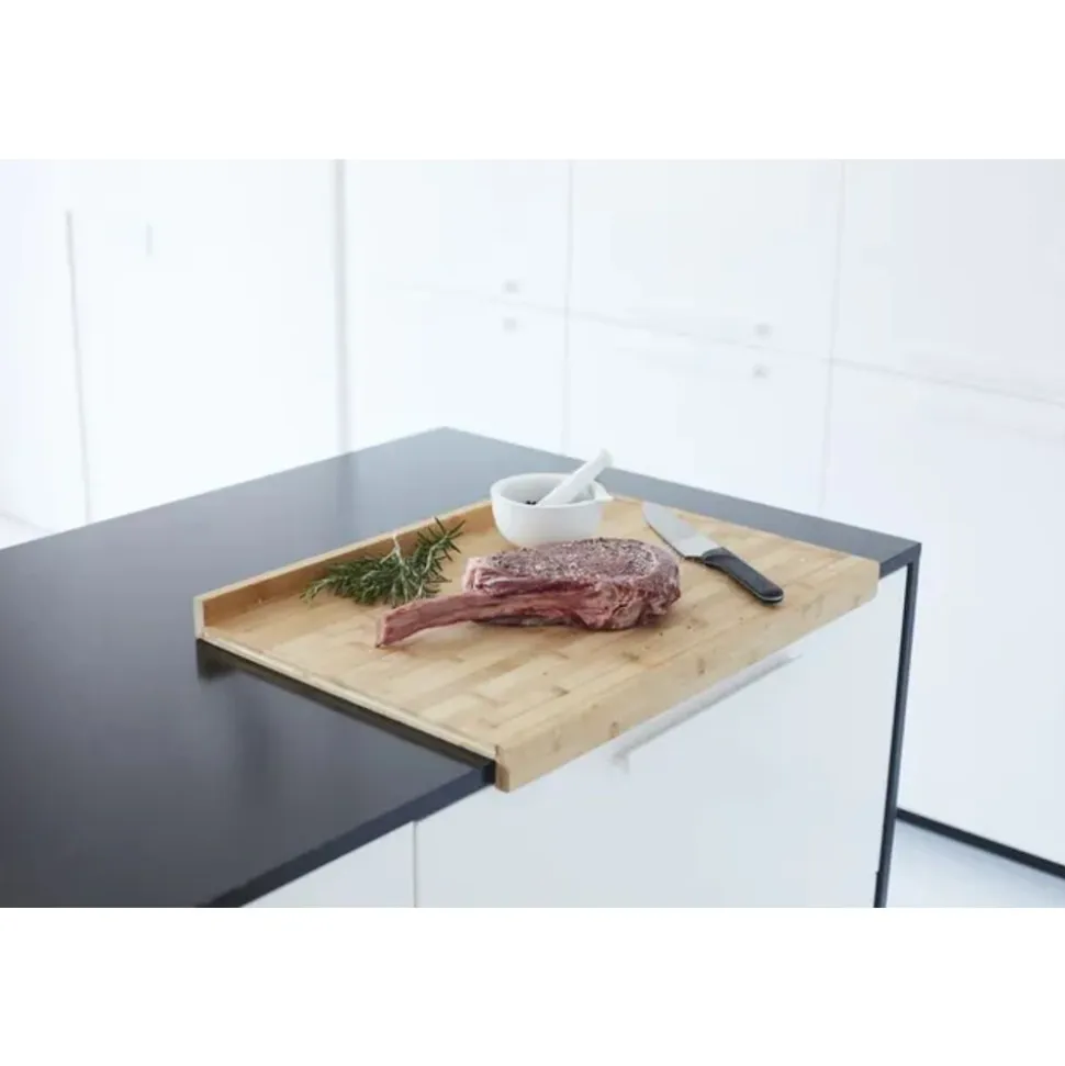 Point-Virgule aanrechtplank met sapgeul uit bamboe 60x40x7cm FSC 100%