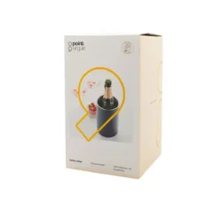 Point-Virgule flessenkoeler uit rvs zwart Ø 11.9cm