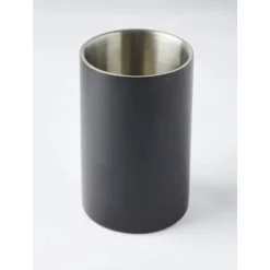 Point-Virgule flessenkoeler uit rvs zwart Ø 11.9cm