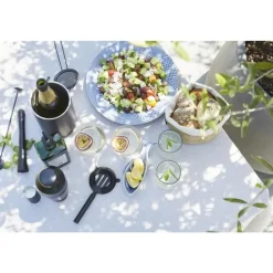 Point-Virgule flessenkoeler uit rvs zwart Ø 11.9cm