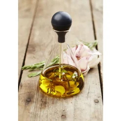 Point-Virgule Glazen oliefles met pipet 250ml