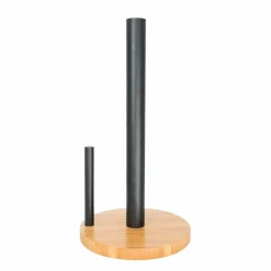 Point-Virgule Keukenrolhouder uit bamboe zwart