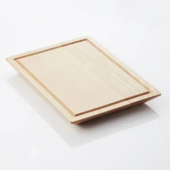 Point-Virgule Point-Virgule snijplank met sapgeul uit beuk by Mathias De Ferm 39x29x4cm