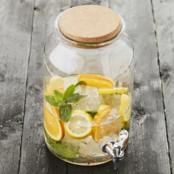 Point-Virgule Ronde drankdispenser met kurkdop 5.6L