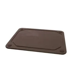 Point-Virgule snijplank met sapgeul uit houtvezel zwart 29.8x23.5x0.6cm FSC MIX