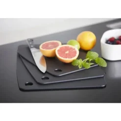 Point-Virgule snijplank uit houtvezel zwart 44x32.5x0.6cm FSC MIX