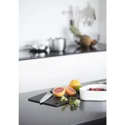 Point-Virgule snijplank uit houtvezel zwart 37x27.5x0.6cm FSC MIX