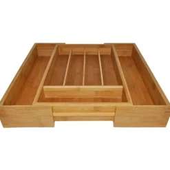 Point-Virgule Verstelbare besteklade uit bamboe 40.5x26.5x6.5cm FSC 100% sgsch-coc-041337