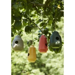 Point-Virgule Vogelhuisje uit bamboevezel naturel ø 18.1cm H 25cm