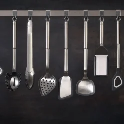 Rösle Gebogen spatel 26,5cm RVS met siliconen rand